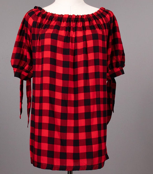 Buffalo Plaid Print Shirt
