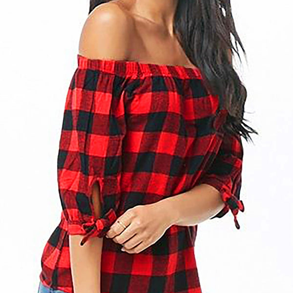 Buffalo Plaid Print Shirt
