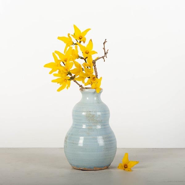 Light Blue Ceramic Vase
