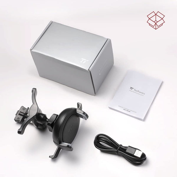 Taotronics Wireless Car Phone Charger Vent Clip Mount