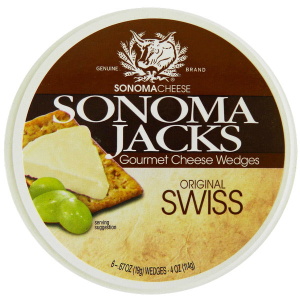 Sonoma Jacks Gourmet Cheese Wedges (114g)