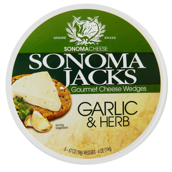 Sonoma Jacks Gourmet Cheese Wedges (114g)
