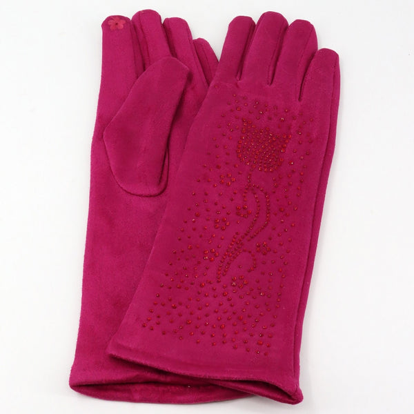 Chenille Feel Gloves