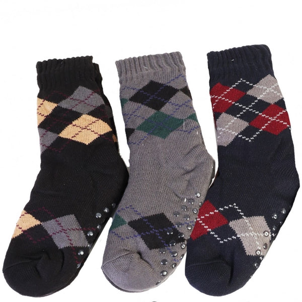 Indoor Men's Anti-Skid Slipper Socks