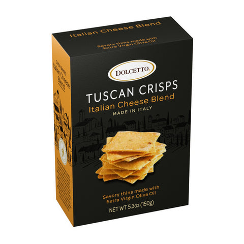 Dolcetto Tuscan Crisps Italian Cheese Blend (150g)