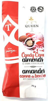 Queen T Candy Cane Almonds & Dark Chocolate (70g)