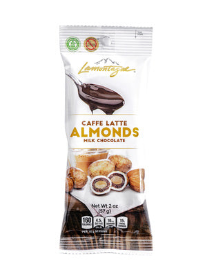 Lamontagne Caffe Latte Milk Chocolate Almonds (57g)
