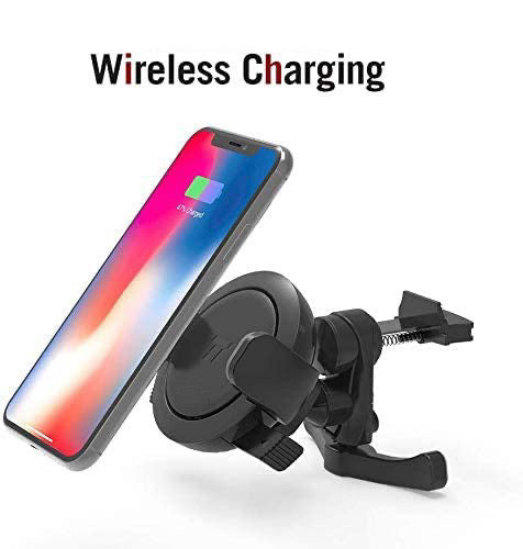 Taotronics Wireless Car Phone Charger Vent Clip Mount