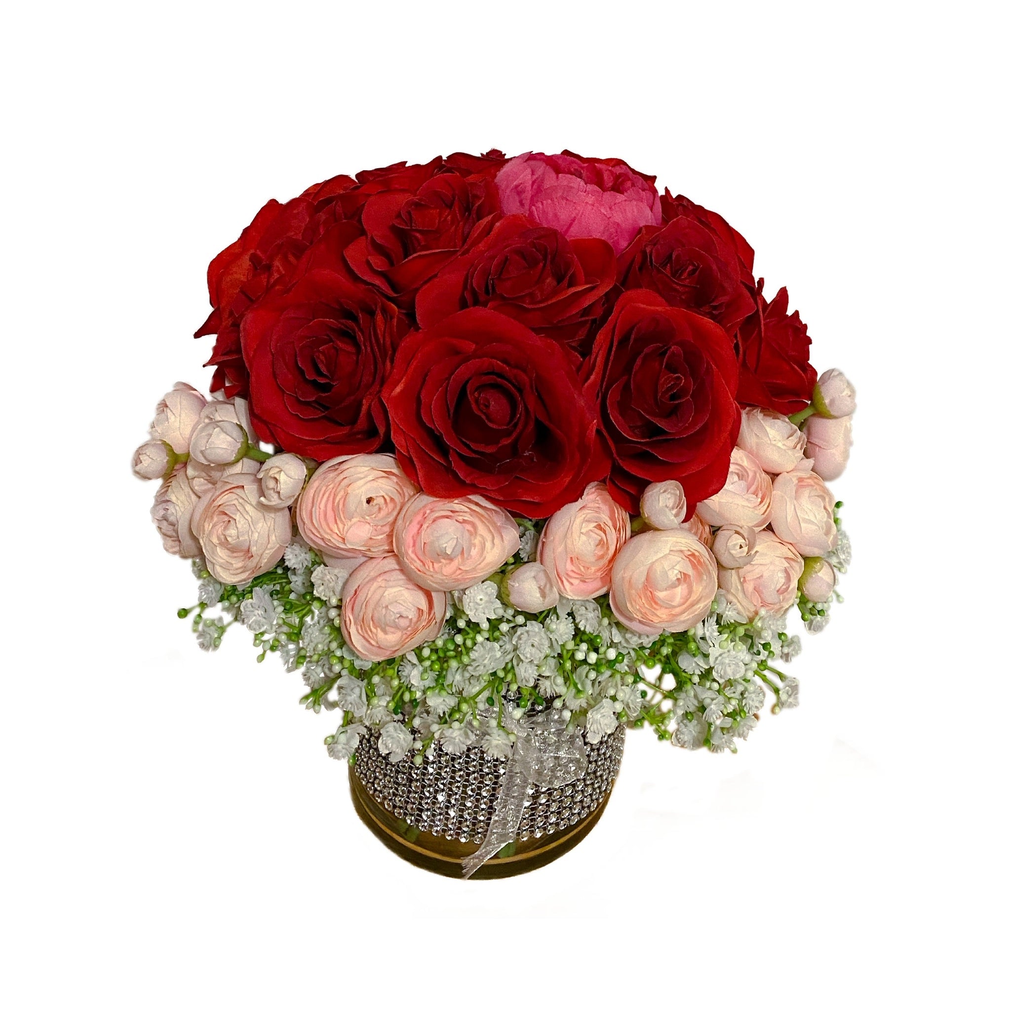 Endless Love Rose Bouquet With Centre Peony (Preorder)