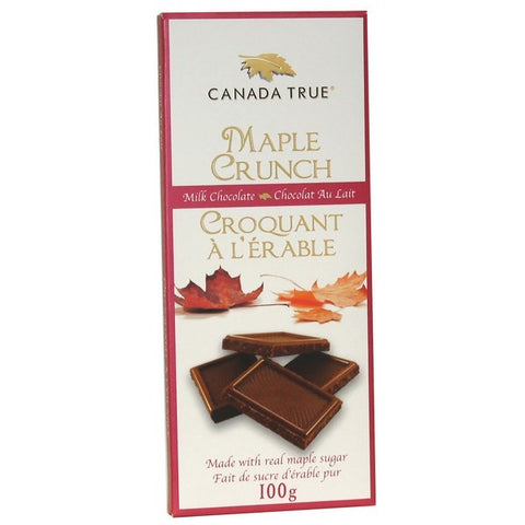 Canada True Maple Crunch Milk Chocolate (100g)
